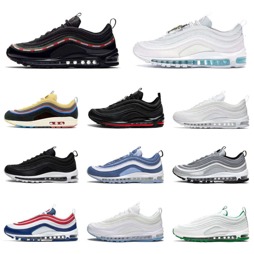 Trainers Max 97 Mens Sports Casual Shoes MSCHF X INRI Jesus Undefeated Black Crucifix 97S Triple White Women Designer Air Sean Wotherspoon Sliver Bullet Sneakers S8