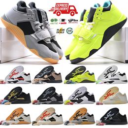 Jumpman Jack Hombres Mujeres Zapatos de baloncesto Corte bajo The Check SP TS Negro Mocha Vela Gris 2024 Chaussures Hombre Mujer Entrenador Zapatilla de deporte Tamaño 5.5 - 12