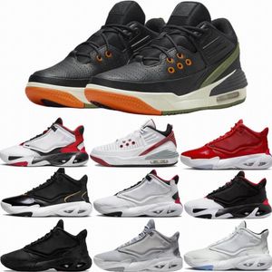 Jumpman MAXIMAL 4 Aura 5 Heren Basketbalschoenen Wit Rood Zwart Grijs Groen Hot Lava Kussen Casual Trainers Turbo Groen Klei Blauw Zachte sportschoenen DZ4353