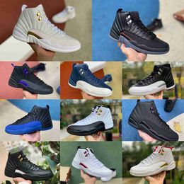 Jumpman OVO White 12 Men High Basketball Shoes 12S Utility Grind Twist Gold Indigo Flu Game Royalty Trainer The Master Taxi Fiba Gamma Playoff Tennis Outdoor Sneakers