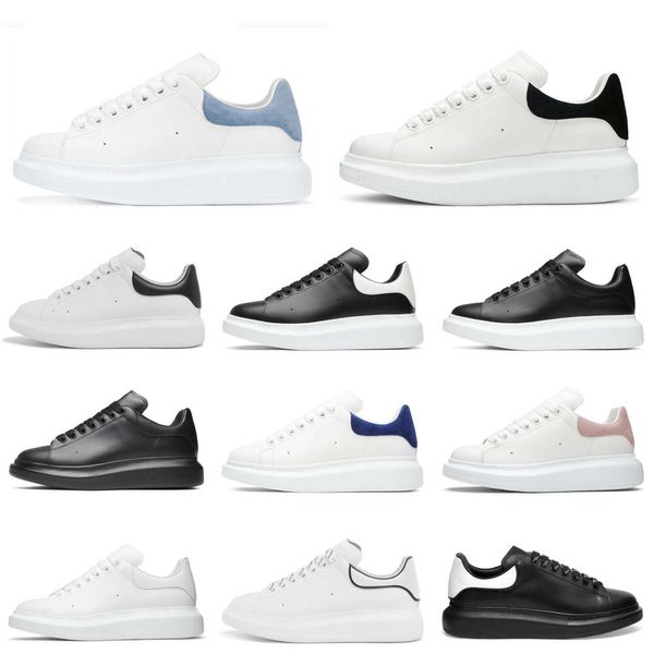 Diseñadores de gran tamaño Casual Zapatos deportivos Entrenadores para hombre Mujeres Triple Blanco Cuero Negro Gamuza Terciopelo Alpargatas Suela de goma de lujo Corredor Corredor Zapatillas de deporte