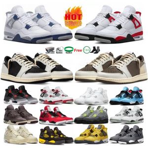 Red Cement 4 4s basketbalschoenen 11s Cherry Concord heren dames crème Sail Red Thunder White Oreo Bred Taupe Haze zwarte Cat Royalty Trainer Sneakers