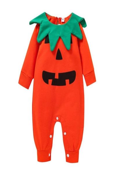 Combinaisons 2021 Baby Boys Girls Rompers Halloween Party Costume for Born Aftor Jumpsuit Cute Pumpkin Kid Toddler Vêtements 018M8289912