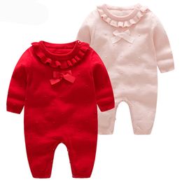 Jumpsuits Baby Baby Girl Comper Baby Baby Romper Ruffle Long manga Autumn Baby Baby Clothes infantiles Jumpsuits Girl General 230303