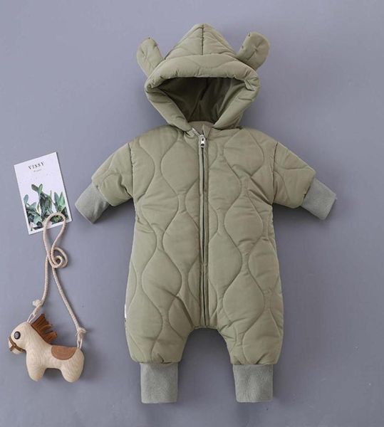 Monos, mameluco para bebé, ropa para niño, Otoño Invierno, traje con capucha acolchado de manga larga, ropa para niños nacidos, trajes para niños pequeños 7566369