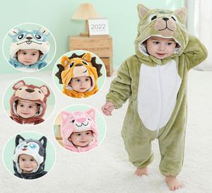 Combinaisons combinées Baby Rompers Costume de lion d'hiver pour filles garçons pour tout-petit animal saut de combinaison vêtements de pyjamas sauthes ropa bebes1139014