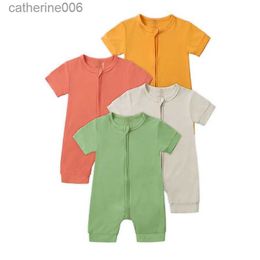 Monos Mono recién nacido Traje de niña Bebé Niños Mameluco de bambú Ropa Madre Niños Verano para 0 a 6 12 18 24 meses Monos One-piecesL231101