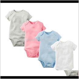 Combinaisonsvêtements bébé enfants maternité livraison directe 2021 barboteuses gros gros combinaisons 100% coton classe A couleurs unies courtes