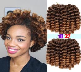 Jumpy Wand Curl Hair Extensions Jamaicaanse Bounce Afrikaanse Collectie Gehaakte Vlechten Haar Wand Krullende Vlechten Synthetisch Haar3p40826345238101