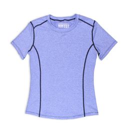 Juin été sport loisirs vêtements Yoga vêtements à manches courtes t-shirt femme coupe ajustée vitesse sèche respirant Fitness7504995