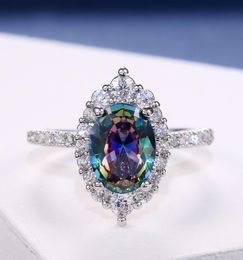 Juneain Brand Fashion Marquise Shape Women Wedding Bank Jewelry Ring Luxury Micro Pave CZ Stone Elegant Lady Engage Rings Accesso5194447