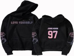 Jungkook Unisexe Hoody Kpop Jimin Suga Hoodies 97 Sweatshirt Love Yours Yourself Sweatshirt Harajuku Bangtan Boys 94 95 92 HOODY 222449854