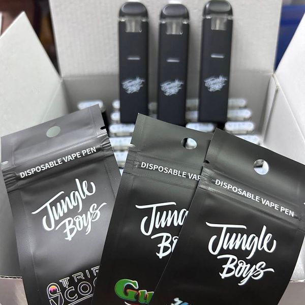 Jungle Boys Stylo jetable vide 1,0 ml Pod Dispositif Stick Bar Batterie rechargeable 280 mAh Vaporisateur d'huile épaisse E-cigarettes jetables