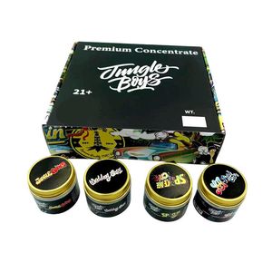 Tarro de cera Jungle boys, lata de vidrio de 1 oz y 60 ml con caja maestra