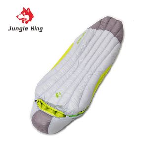 JUNGLE KING Sac de couchage ultraléger en duvet de canard pour adulte, sac à dos en plein air, Camping, randonnée, voyage, printemps, été, automne, hiver 231225