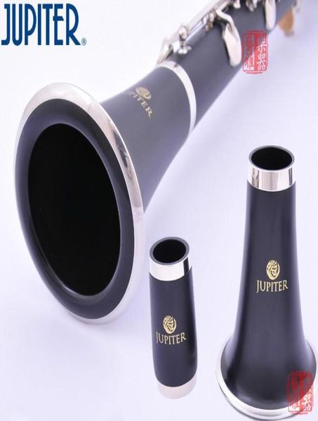 Jupiter 17 CLÉ CLARINET JCL637N BFLAT Tune de haute qualité Instruments en bois tube noir avec accessoires de boîtier5070261