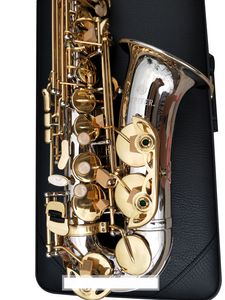 Jupiter JAS 1100SG Nouveau Saxophone Alto Mib Laiton Corps Nickelé Or Laque Clé Mi bémol Instruments de Musique Sax Livraison Gratuite