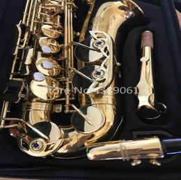 Jupiter Jas769ii EB Tune alto saxophone Nouvelle marque E Flat Musical Instrument Brass Gold Laquer sax avec étui et accessoires1333441