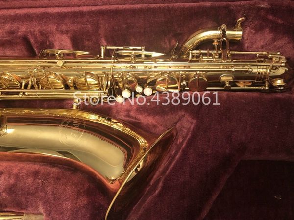 Jupiter JBS-593 GL Tout nouveau Saxophone baryton en laiton laqué or Sax E Instrument de musique plat avec étui en nylon et accessoires