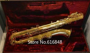 Jupiter JBS1000 Bariton Saxophone Brass Body Gold Lacquer Surface Merkinstrumenten E Flat Sax met mondstuk canvas case6453862