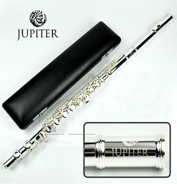 JUPITER JFL511ES 16 trous fermés C clé flûte Cupronickel argent Concert flûte étui chiffon de nettoyage bâton gants rembourré Bag5159047