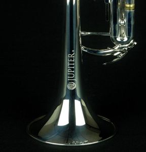 Jupiter JTR 700 BB Trumpet Brass Silver Compated nieuw aankomst Hoogwaardige muziekinstrument met mondstuk en Case2027304