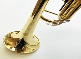 Júpiter JTR500Q trompeta Bb de alta calidad tubo de latón instrumento Musical lacado en oro con estuche boquilla trompeta 6875163