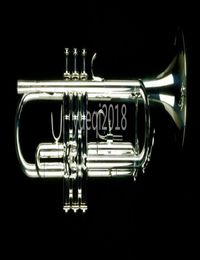 Jupiter JTR700 Bb Trompet Hoge Kwaliteit Messing Verzilverd Muziekinstrument Trompet met Case Accessoires 5555423