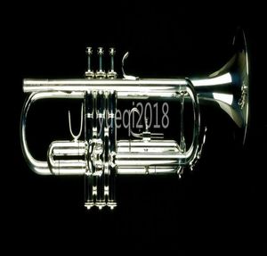 Jupiter JTR700 BB Trumpet Hoge kwaliteit Brass Silver Compated Musical Instrument Trumpet met Case Accessoires 2996215