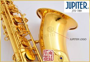Gratis verzending Jupiter JTS-789 Muziekinstrument BB tenor Merk Saxofoon Nieuwe Collectie Goud Lak B Flat Brass Sax met Case Accessoires