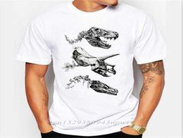 Jurassic Bloom Design T -shirt Men Harajuku Men tops mannelijke coole dinosaurus print t -shirt hipster tops korte mouw 2106296553708
