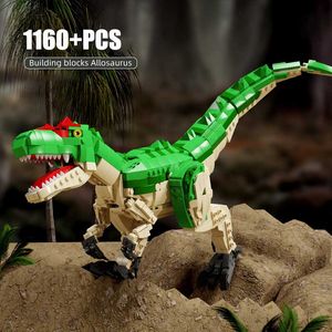 Jurassic Dinosaur 1200 + PCS Mosasaur ALLOSAURU