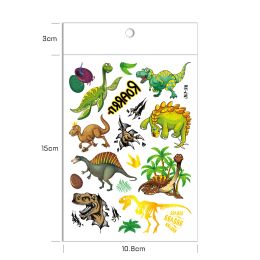 Jurassic Dinosaur Tattoos Tattoos Dino T-REX Imperproof FaUTS TATOUT Stickers For Boys Kids Kids Dinosaur Birthday Party Supplies