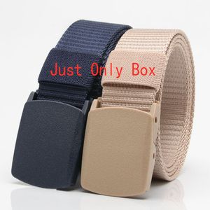 Gewoon doos voor riemontwerperbanden Brand Fashion Belts for Men Women Hoge kwaliteit merk Lederen riem alleen alleen originele doos 2397