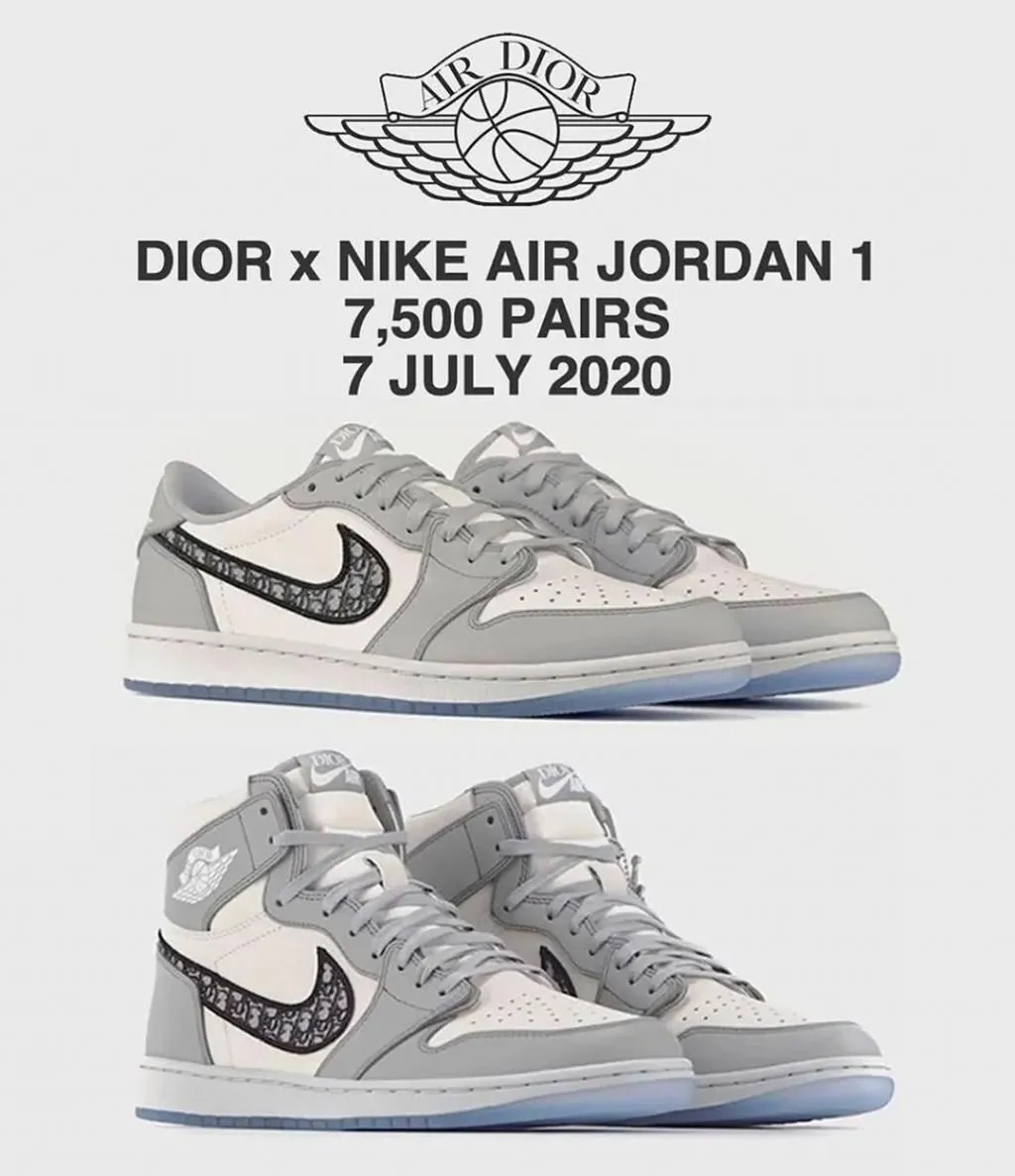 Jordan 1 x Dior High Gray for Sale  Authenticity Guaranteed  eBay