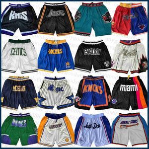 Just DON 2023 Indiana Best Pacer Basketball''nBa''Shorts Los Best Angeles Short de poche rose Lakeres Memphi Grizzlie Charlottes Hornet Quick