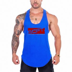 Gewoon Gym Tank Top Heren Bodybuilding Kleding Fitn Sleevel Shirt Zomer Mesh Y Terug Vest Workout Singlets Hemd a2yH #