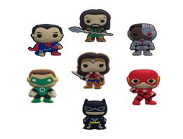 Justice League Fridge Magnets Creative Cartoon PVC Decoración del hogar Refrigerador de refrigeradores Peglinas Blackboard Party Gifts9483121