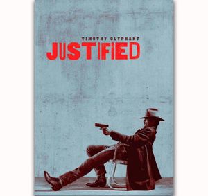 Justified New US TV Series Show Movie Art Шелковый постер с принтом 24x36 дюймов 60x90 см 0159163301