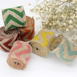 Jute jurlap lint rustieke vintage bruiloft diy ambachtelijke decoratie hessian kanten jute roll vrolijk kerstfeest huispartij benodigdheden