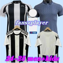 Juerto de fútbol Juventus 24 25 Home Away Vlahovic Milik Kean Weah Pogba Chiesa McKennie Locestelli Lifestyler Szczesny 2023 2024 Kits Men Kids