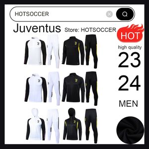 Juventus trainingspak 2023 2024 voetbalshirts POGBA DI MARIA VLAHOVIC 23 24 Juventus trainingspak heren kindertenue voetbaltenue uniform sportkleding Jassen en hoodies