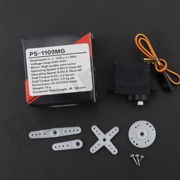 JX Servo PDI-1181mg 17G PS-1109mg 9G 2,5 kg PDI-1109mg Metal Gear Steergaven Geschikt voor Mn WPL 1/18 1/24 RC Aircraft Robot