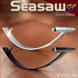 JYBL outil sexy à la main adaptateurs de gode à bascule pour machine à sexe femmes adultes jeux de couple outils jouets érotiques boutique de produits métal acier 240129