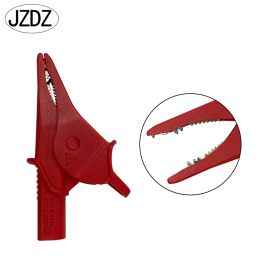 JZDZ Heavy Duty Alligator Clips Volledige geïsoleerde veilige krokodilclips met 4 mm bananenaansluiting voor elektrische test J.60073