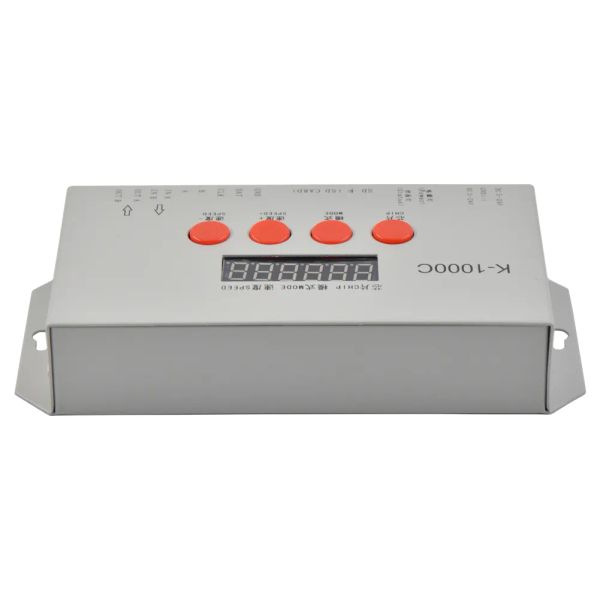 K-1000C T-1000S Bijgewerkt Programma LED-controller K1000C WS2812B WS2811 APA102 T1000S WS2813 2048 Pixels Controller DC5-24V 11 LL