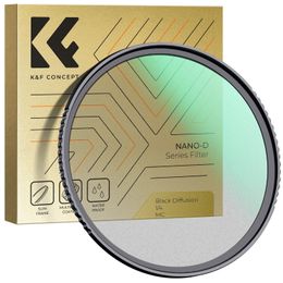 K F Concept 4982mm 14 filtre à brume noire Diffusion verre optique 24 couches 49mm 52mm 58mm 62mm 67mm 77mm 82mm objectif d'appareil photo 231226