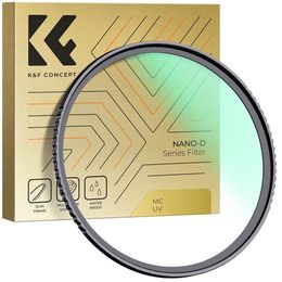 K F Concept 4982 mm HD UV -camera Lens MCUV -filter met multi -gecoate bescherming 49 mm 52 mm 58 mm 62 mm 67 mm 77 mm 82 mm 240327