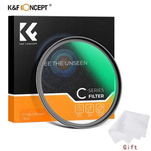K F Concept CSeries Filtro de difusión de niebla blanca 4982 mm Lente de cámara de pografía de retrato de paisaje 231226