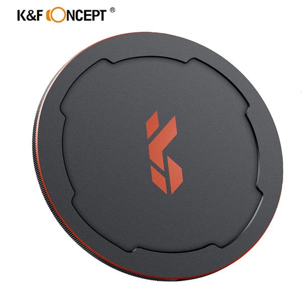 K F Concept Magnétique Metal Camera Lens Cap Cap NEAT convient uniquement aux filtres 495255586267727782MM 240327